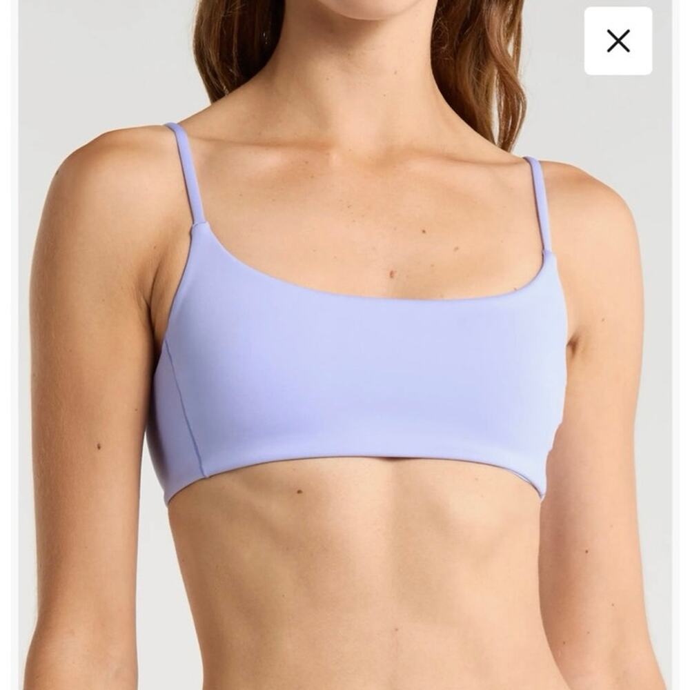 NWT Left on Friday Pool Days Bikini Top in Riptide Periwinkle SZ XS